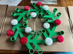 Giant Brick Wreath with Electronics