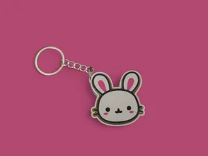 Cute Bunny Clicker Keycap Switch Fidget