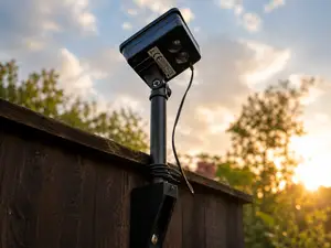 Solar Panel Mount for String Lights 12mm Holder