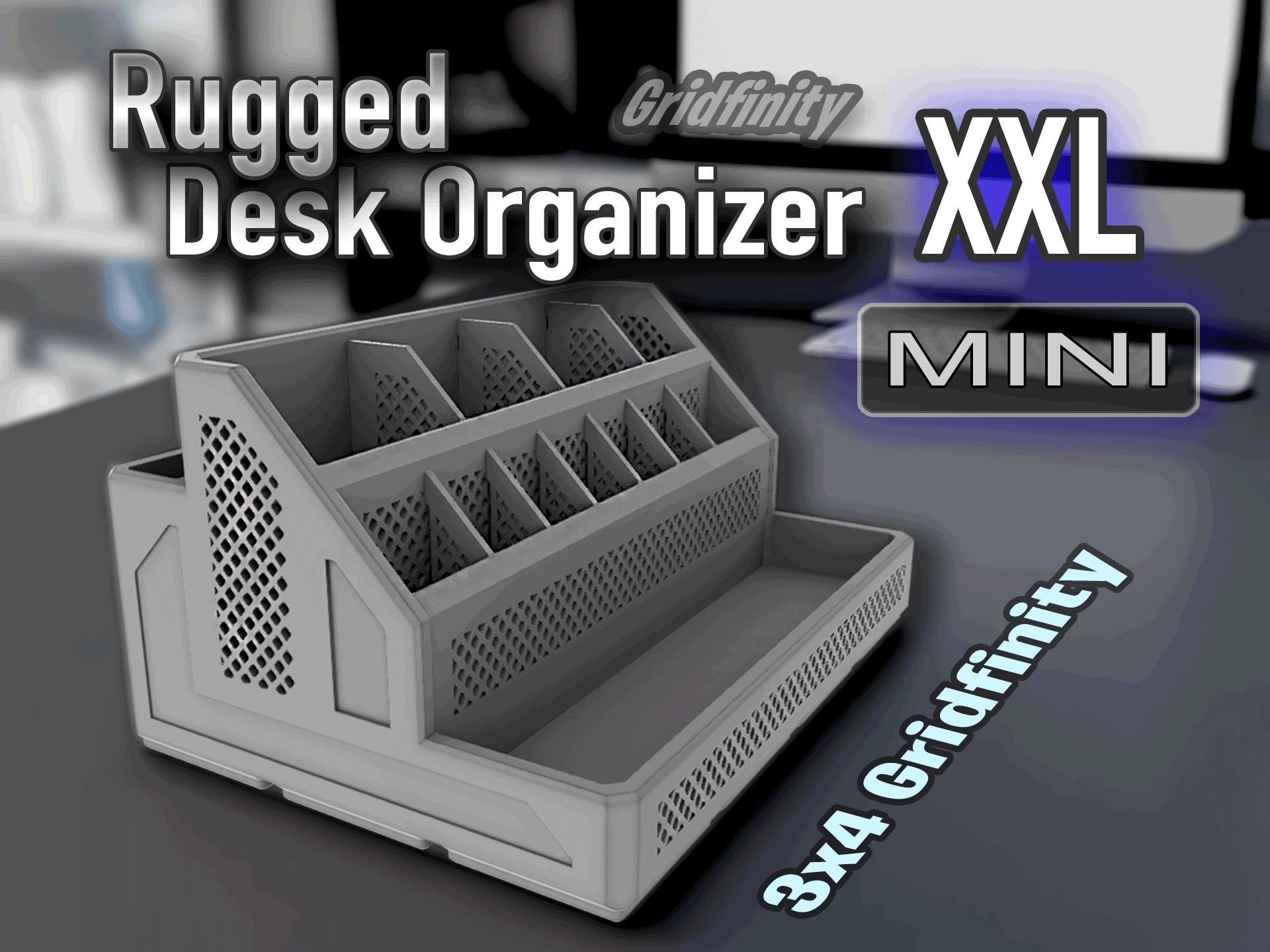 Rugged Organizer Mini's - 3x4 & 4x4 Gridfinity