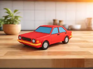 Super Cool Red Car
