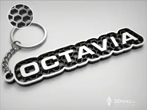Skoda Octavia | Honeycomb keychain