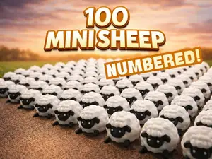 Find 100 Sheep! – Mini Hidden Flock (100x)