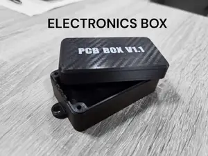 Small BOX for electronics with lid and text V1.0