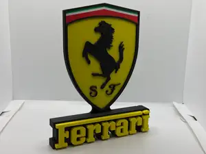 Ferrari Emblem Logo - Stands On It's Own - Desk