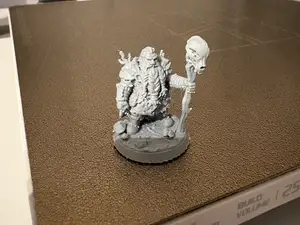 Dwarf Druid Miniature Pre-Supported DnD 