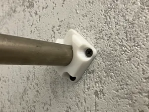Wardrobe Rail Wall Bracket Ø20 mm and Ø25 mm