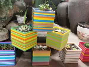简约方形花盆simple square flowerpot