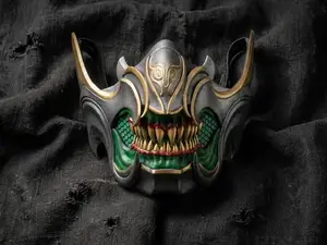 Reptile mask from MK1 - Wozakin Conflict Half-Mask