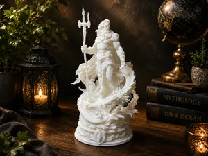 Poseidon – God of the Sea Statue