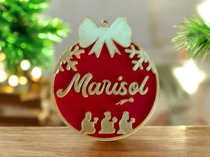 Bola de navidad reyes magos, Marisol.