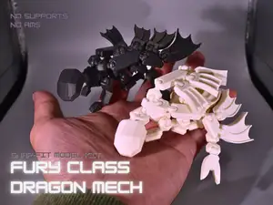 Dragon Class Fury Mech - Snap Fit Model Kit