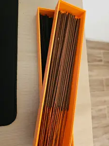 Stackable incense stick storage box