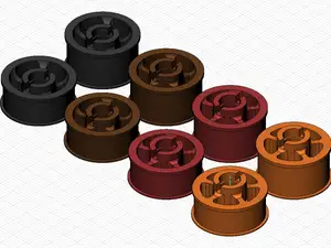 dischi flangiati per miniz rwd 1/28 20mm