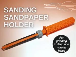 Sanding sandpaper holder