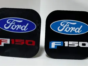 FORD TRUCK TRAILER HITCH COVER PLUGS- F150 LOGO
