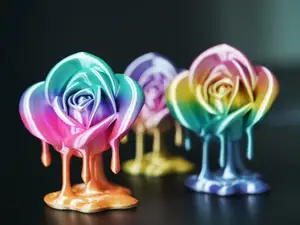 Dripping Flower Statue