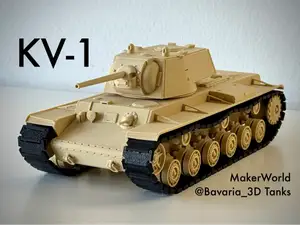 KV-1 Heavy Tank 1:35 Scale Easy Assembly