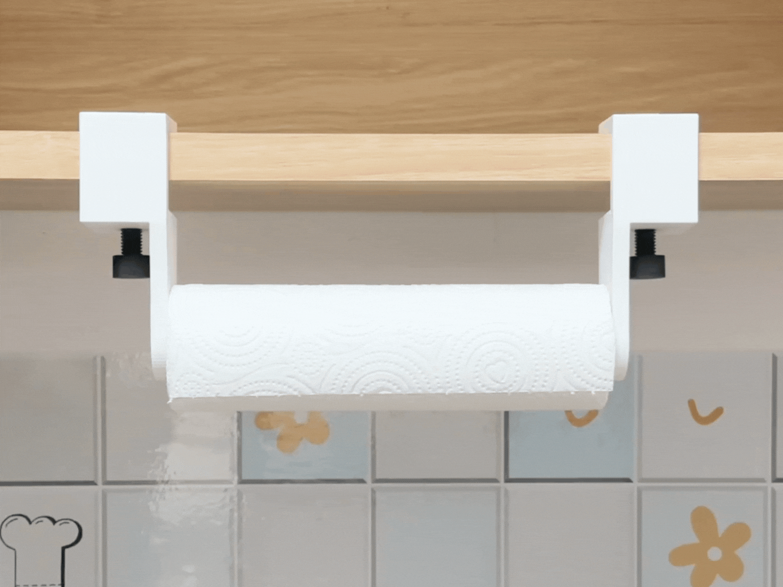 Paper Towel Holder – No Drilling, No Glue