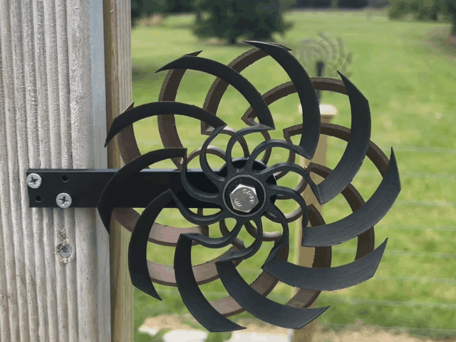 Whirling Wonders: Wind Sculpture v2 - 608 bearings