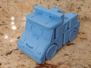 Robocar Poli trasformable, simple and strong