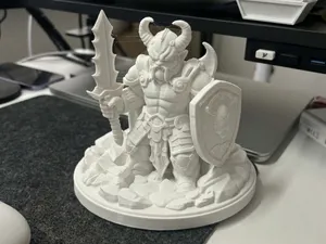 Chibi Viking Berserker | Brave Northman Figure