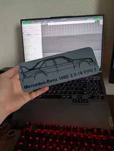Mercedes 190E sign