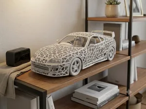 Voronoi Supra 3D Print: Fast & Furious Scale