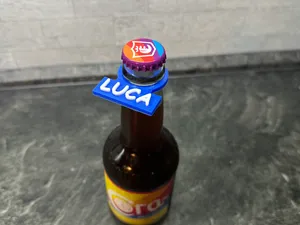 Bottle Clip with Name - Flaschen Clip mit Name