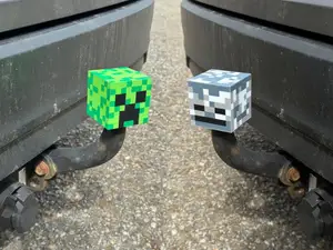 Minecraft Trailer Hitchball Cover