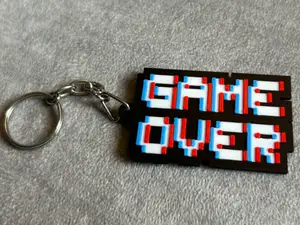 GAME OVER KEYCHAIN