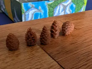 Cascadia Pinecone Set (5 unique models)