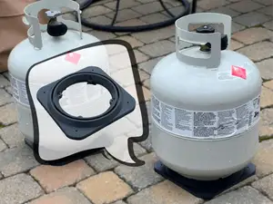 20 lb Propane LP Gas Tank Feet base cradle support