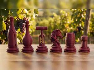 Wine Chess Set