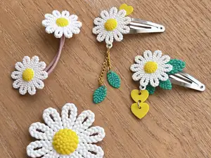 woven daisy hair accessory