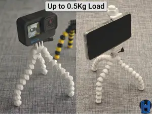 Heavy-Duty Hybrid Flexible Mini Tripod TPU+PETG