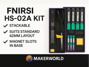 Gridfinity Set - Fnirsi HS-02A & Bits
