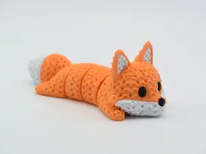 Knitted Articulated Fox