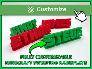 Minecraft Font Custom Sweeping Nameplate Generator