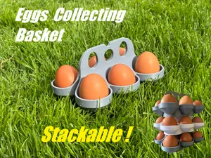 Panier de collecte des œufs - Porte-œufs EMPILABLE