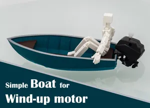 Simple Boat for Wind-up motor