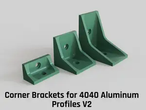 4040 Corner Bracket | Reinforced | M5 Compatible