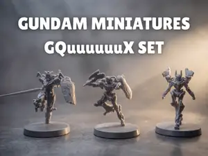 Gundam TCG Set 5 Miniatures - GCG FAN ART