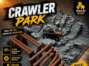 RC Crawler Park Parkour Felsen Axial SCX30 Puzzele