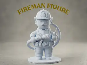 Fireman Figure-Painting Toy