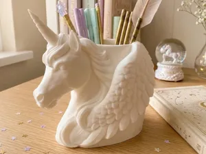 The Noble Winged Unicorn Pencil Holder