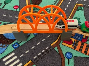 Stützen (Pfeiler) für Ikea Holzeisenbahnbrücke