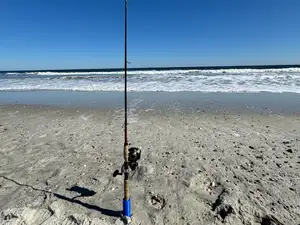 Surf fishing rod holder