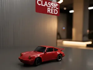 Classic Red – Porsche 911 (930) Turbo Miniatur