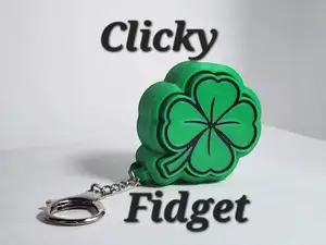 FOUR LEAF CLOVER CLICKY FIDGET